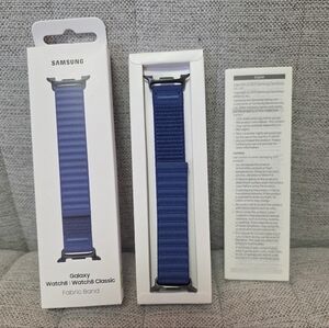 Galaxy Watch8 | Watch8 Classic Blue Fabric Band (S/M)